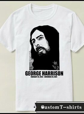 George Harrison乔治·哈里森   文化衫礼物男女 T恤T-shirt