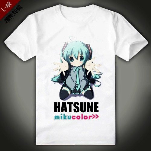 初音T恤 初音未来 求包养 动漫周边T恤 男士女士 学生A3短袖T恤