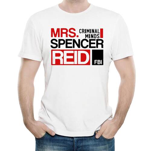犯罪心理T恤美剧印花短袖白色夏季衣服男女Criminal Minds tshirt