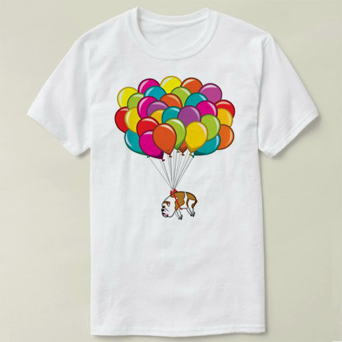 Balloon Bulldog   UP 飞屋环游记 定制 T-Shirt T恤 衣服