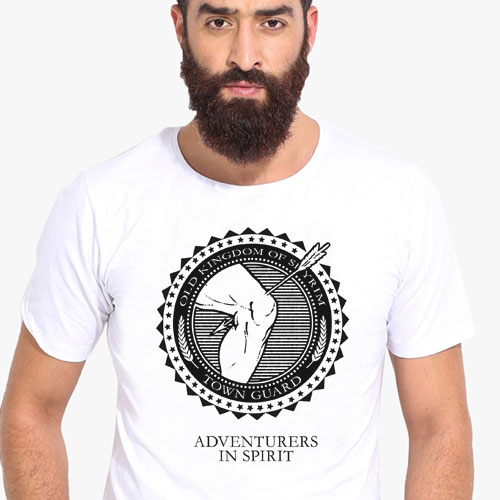 Elder Scrolls SKYRIM上古卷轴5天际T-Shirt男女T恤定制圆领 8