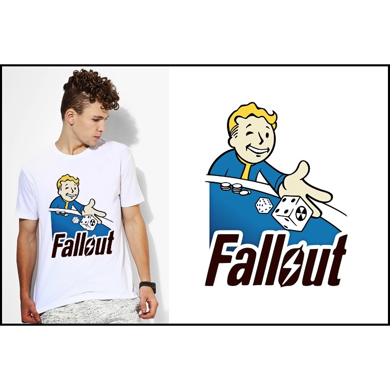 Fallout4vaultboy辐射4T-Shirt成人T恤班服上衣TEE圆领衣服21