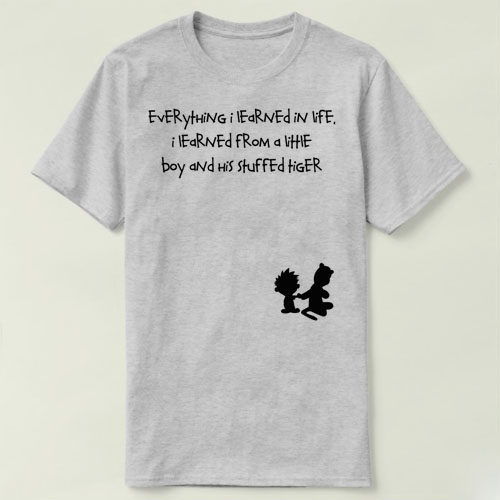 Calvin and Hobbes 凯文与霍布斯虎  男女Tee T-Shirt T恤 2