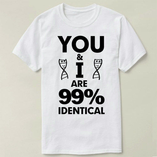 Biology 生物 99% Identical Light  定制男女Tee T-Shirt T恤