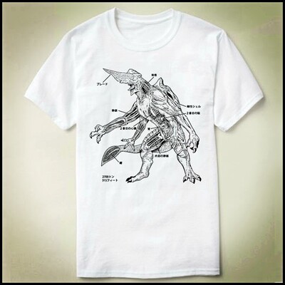 pacific rim 环太平洋Kaiju Kaiju Anatomy Godzilla T-Shirt T恤