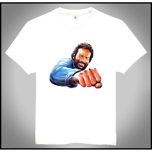 BUD SPENCER T-shirt 白色短袖 比德 斯潘塞 T恤 欧美潮流T恤