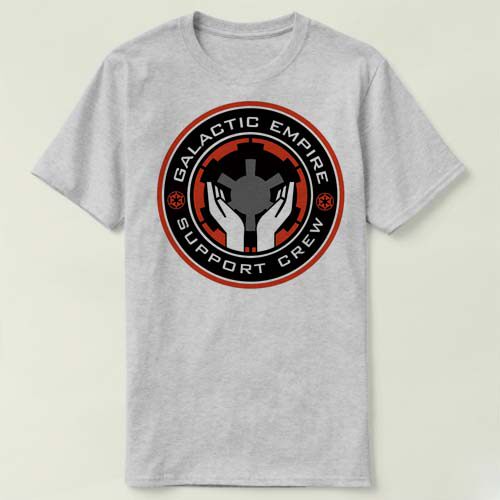 Galactic Empire Support Crew star wars   Tee T-Shirt T恤