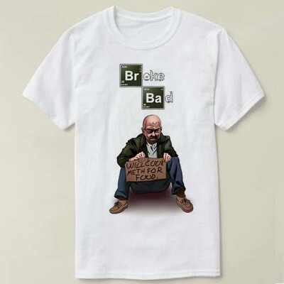Breaking Bad Heisenberg 绝命毒师 DIY 定制Tee Shirt T恤 8