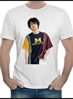 菅田将晖T恤 白色明星短袖T恤 男女 Suda Masaki t shirt