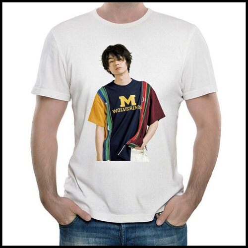菅田将晖T恤 白色明星短袖T恤 男女 Suda Masaki t shirt