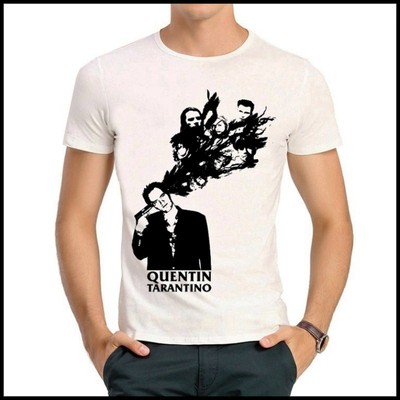 Quentin Tarantino T-shirt 昆汀 塔伦蒂诺 T恤 白色短袖 昆丁T恤