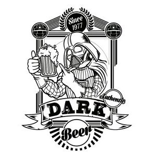 Darth Vader dark beer 达斯维达star wars星球大战 Shirt T恤