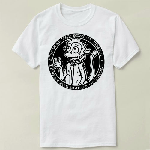 Best Of Times  Monkey 个性   定制 DIY Tee T-Shirt T恤