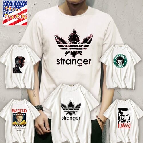美剧周边 STRANGER THINGS 怪奇物语t恤男女半袖短袖T恤衣服