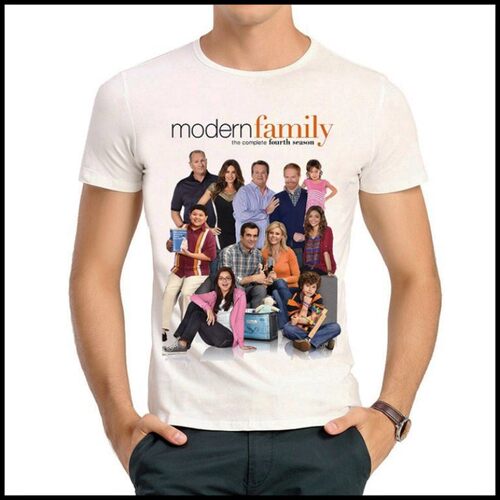 Modern Family T-shirt 摩登家庭 T恤 白色短袖 美剧摩登家庭 T恤