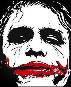 T恤Joker Heath Ledger batman darkknight小丑Tee Shirt衣服定制