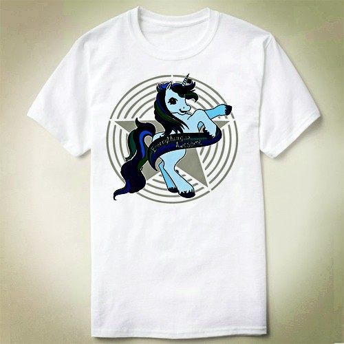 my little pony 彩虹小马宝莉 diy 定制 成人 tee t-shirt t恤