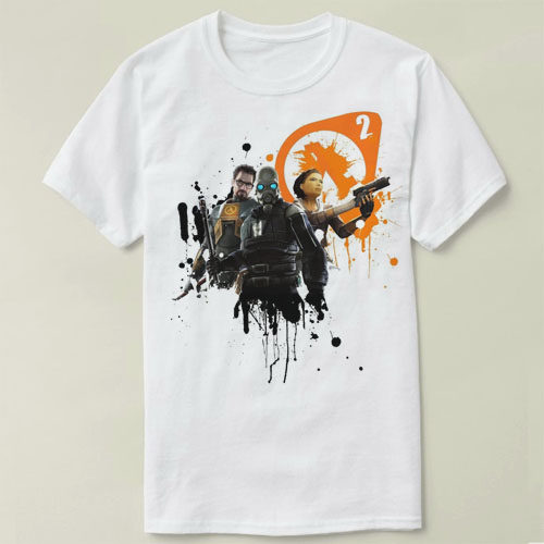 Half Life2半条命3 Tee-Shirt成人男女男女T恤DIY定制圆领  4