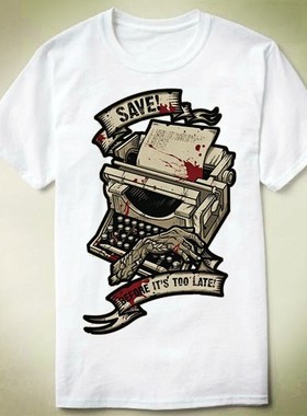 SAVE POINT resident evil biohazard生化危机Shirt圆领包邮T恤