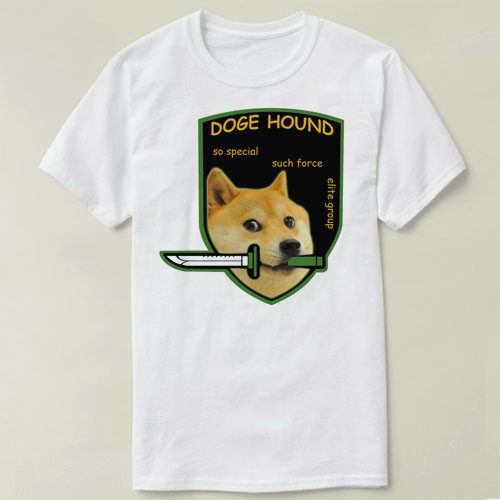 DOGE FOX HOUND  MGS Metal Gear Solid合金装备Shirt 定制T恤