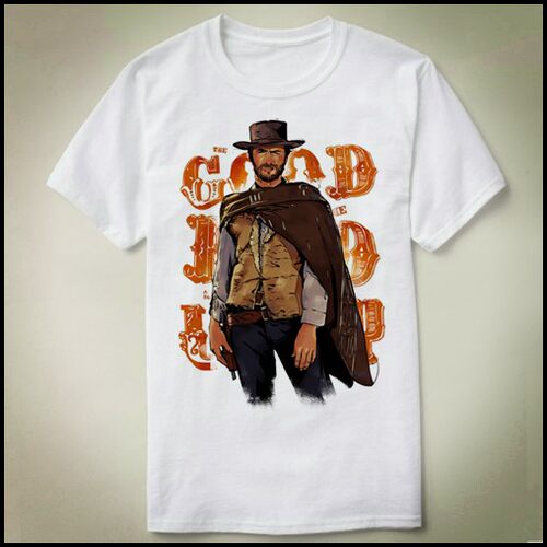 Clint Eastwood 伊斯特伍德 Good Bad Ugly   T-Shirt T恤 衣服
