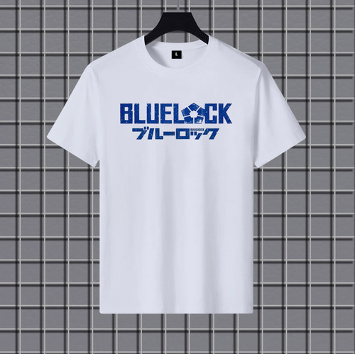 蓝色监狱BLUELOCK动漫周边二次元男女短袖T恤宽松卡通上衣半袖夏