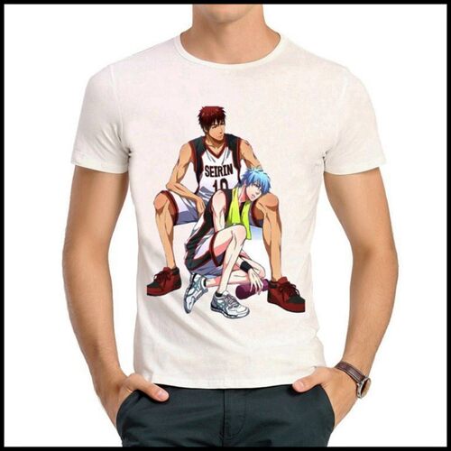 Kuroko no Basket T-shirt 黑子的篮球 T恤 白色短袖 T恤 动漫T恤