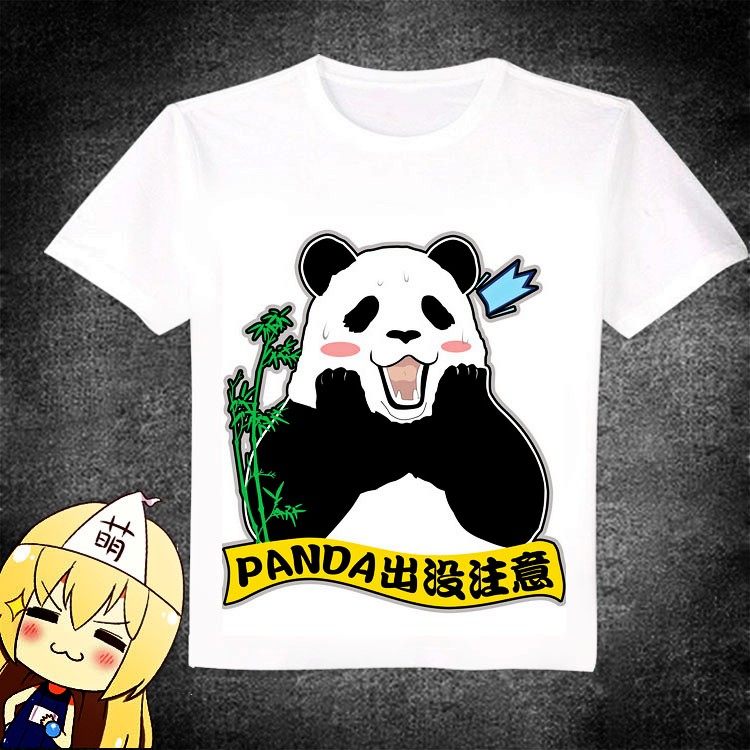 包邮 白熊咖啡厅 熊猫panda 动漫t恤长袖短袖男女衣服服装定制