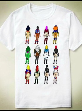 Superheroine Butts 个性 定制 衣服 文化衫 DIY Tee T-Shirt T恤