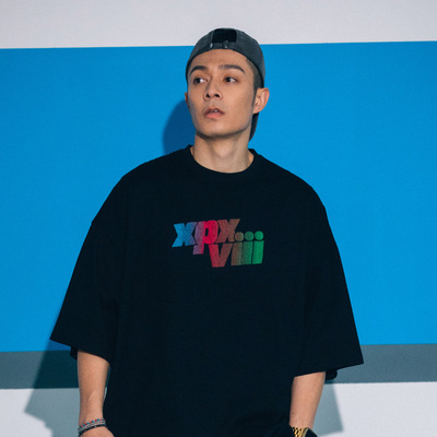 XPX短袖字母印花通用绣花彩色