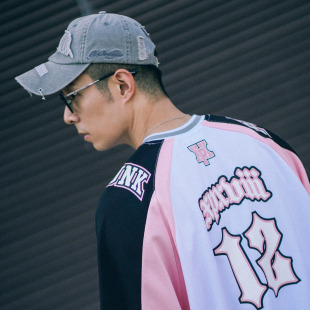 团队印花12号网眼篮球短袖 T恤 周柏豪 XPX