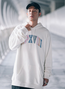 XPX 周柏豪 PAISLEY PATCHED XPXVIII 腰果花图案连帽卫衣