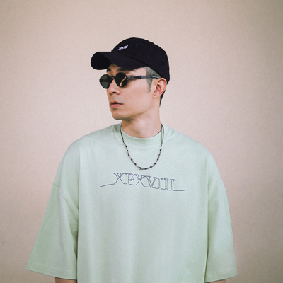 XPX 周柏豪 车花团队标志短袖T恤