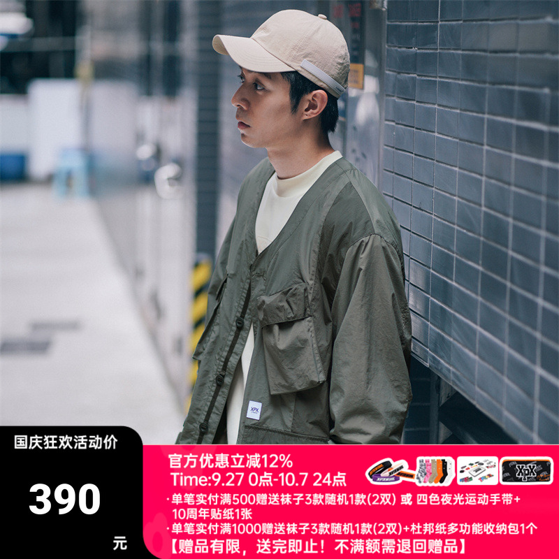 XPX周柏豪多口袋薄夹克