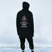 XPX 印花图案拉链特色拉链卫衣 LOGO 周柏豪 TEAM