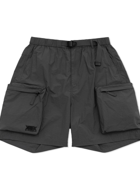 XPX 周柏豪 BAGGY PANTS IN GREY 宽松版型休闲短裤