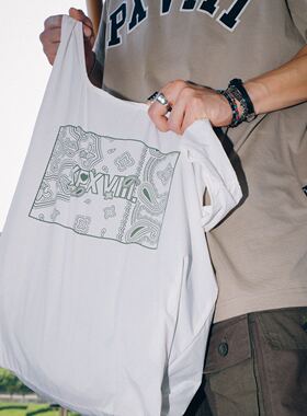 XPX 周柏豪 PAISLEY PRINT SHOPPING BAG 腰果花手提袋购物袋