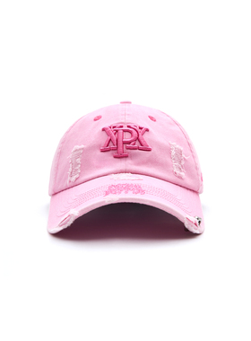 XPX 周柏豪 刺绣团队字母水洗做旧休闲帽