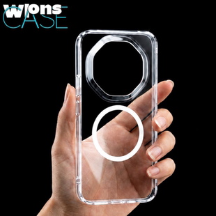 wlons维洛仕适用华为mate80rs手机壳新款磁吸透明全包防摔镜头保护壳80rs非凡大师超薄透明壳80promax后外壳