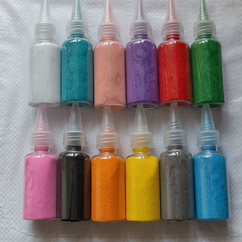 彩沙瓶装50克沙画沙掐丝珐琅儿鹅卵石