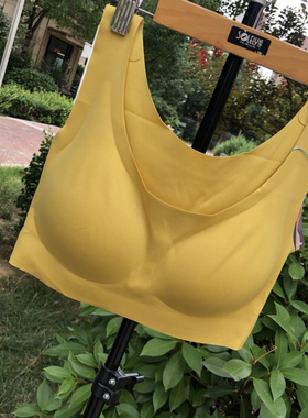 美逸66845薄款运动U型无扣美逸睡眠文胸无钢圈背心式带插片内衣女