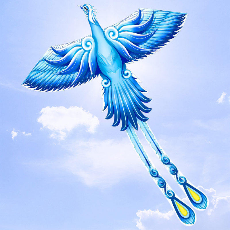 潍坊风筝微风易飞成人大鸟青鸟2023新款