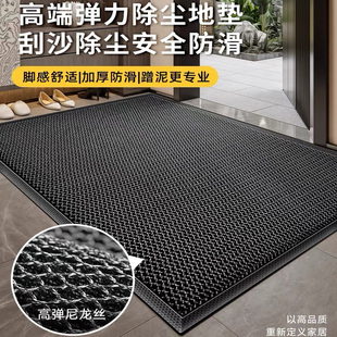 别墅入户门地垫家用大门口弹力防滑脚垫门垫耐脏进门地毯门外垫子