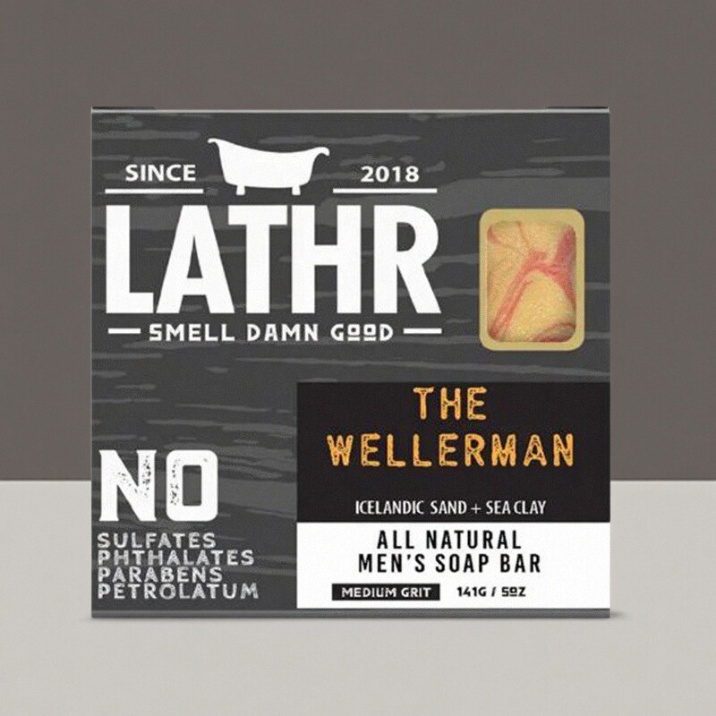 Lathr-Wellerman Soap Bar桂叶朗姆酒丁香麝香肌肤水润光滑沐浴皂