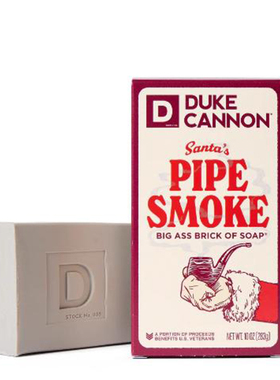 Duke Cannon-Pipe Smoke限定款圣诞老人烟斗怀旧男士沐浴香皂283g