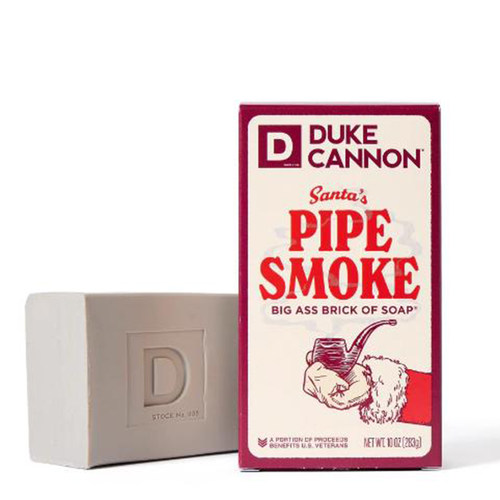 Duke Cannon-Pipe Smoke限定款圣诞老人烟斗怀旧男士沐浴香皂283g