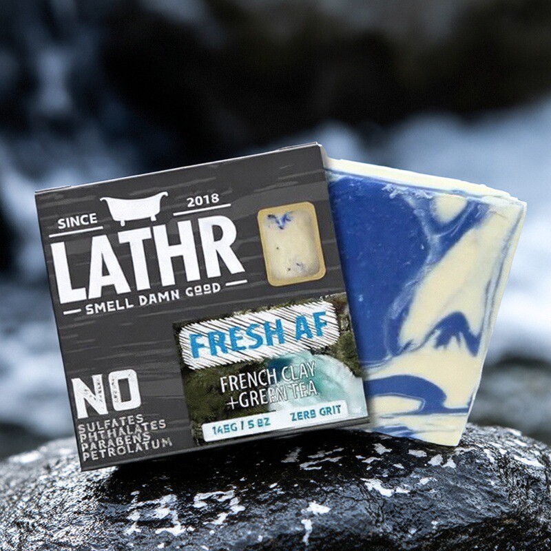 Lathr-Fresh AF Soap Bar佛手柑丝柏薰衣草麝香檀香雪松香 沐浴皂