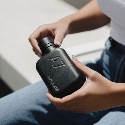 澳大利亚memobottle不锈钢-A7金属扁平水壶便携运动水杯随手杯