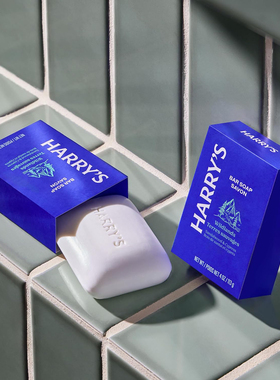 美国Harry's-荒地男士沐浴皂檀香柏树气息温和清洁泡沫绵密2块装