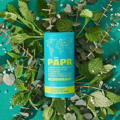 美国PAPR-金海岸尤加利薄荷天然除臭棒 香体膏 无铝男女通用留香